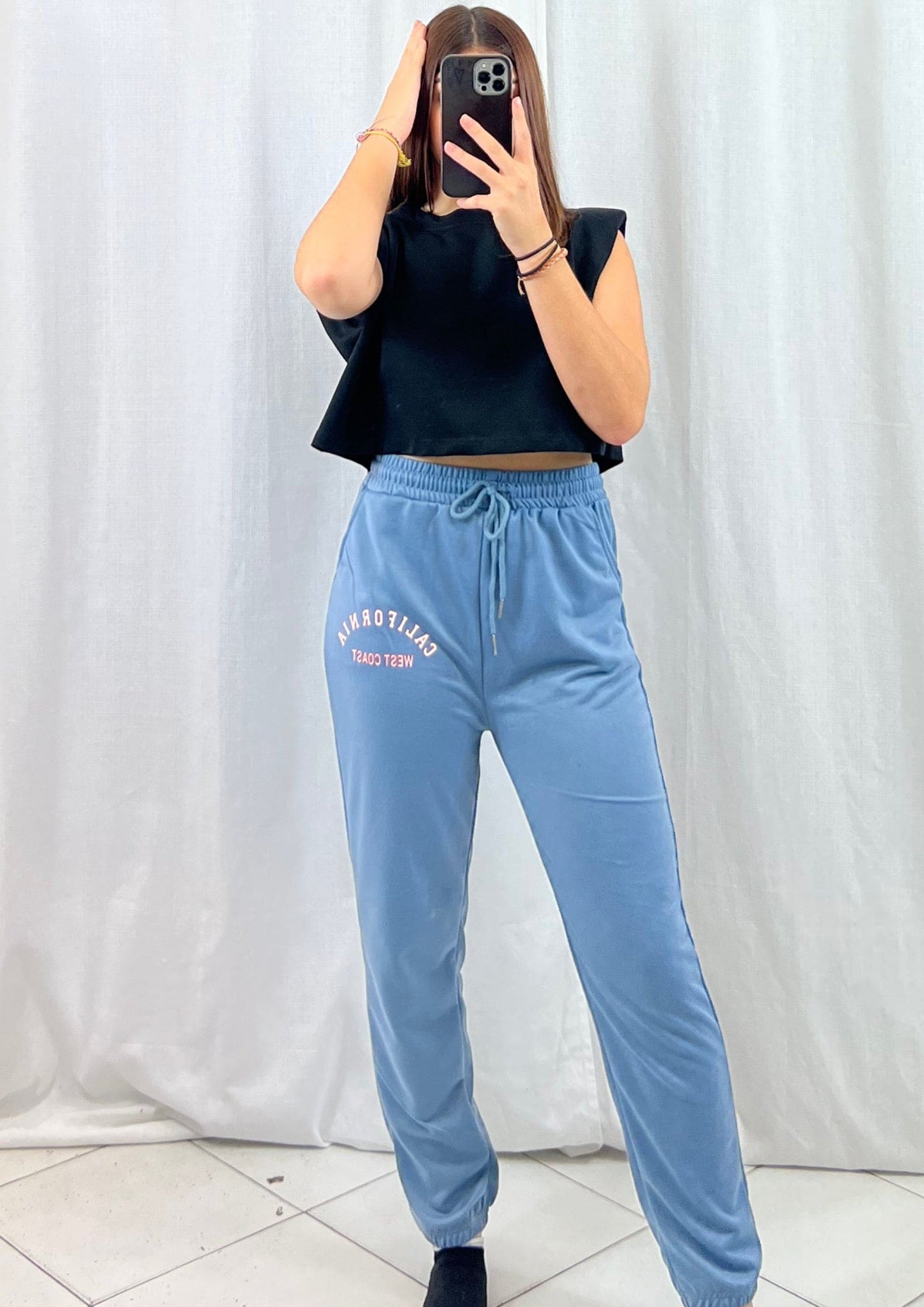 Jogging Bleu - Boutique de vêtements pour femmes DRAGUIGNAN