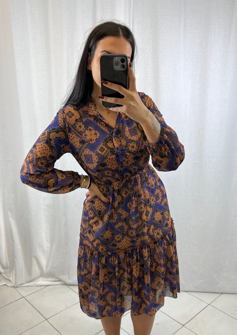Robe longue Marron - Boutique de vêtements pour femmes DRAGUIGNAN