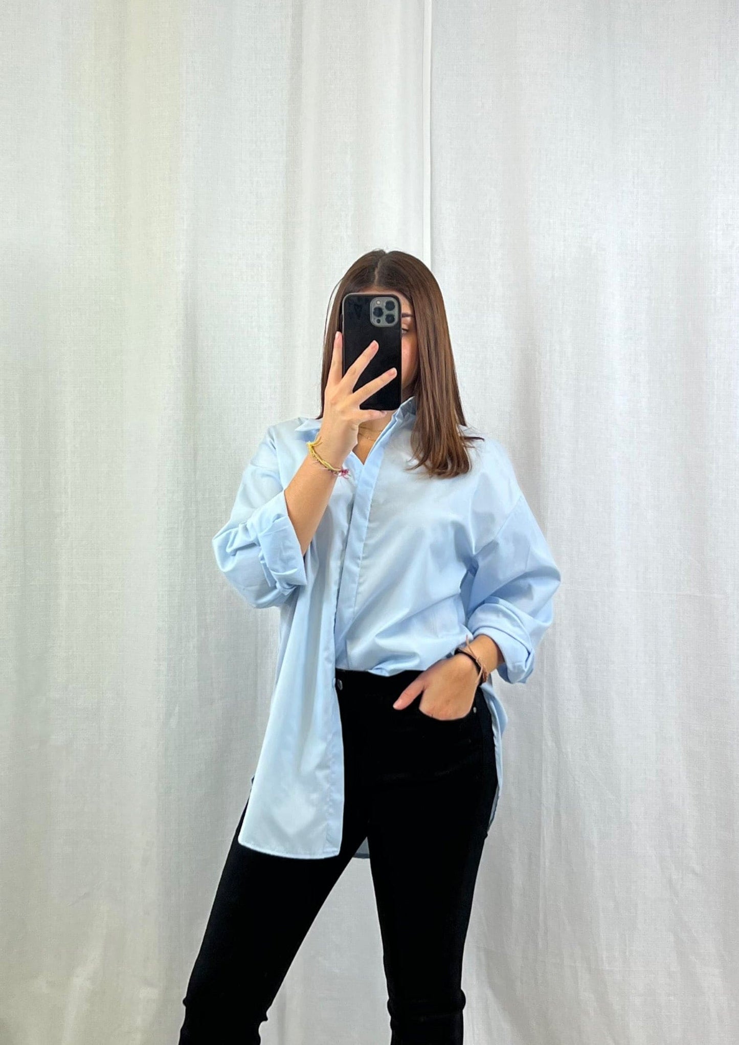 Chemise bleu - Boutique de vêtements pour femmes DRAGUIGNAN