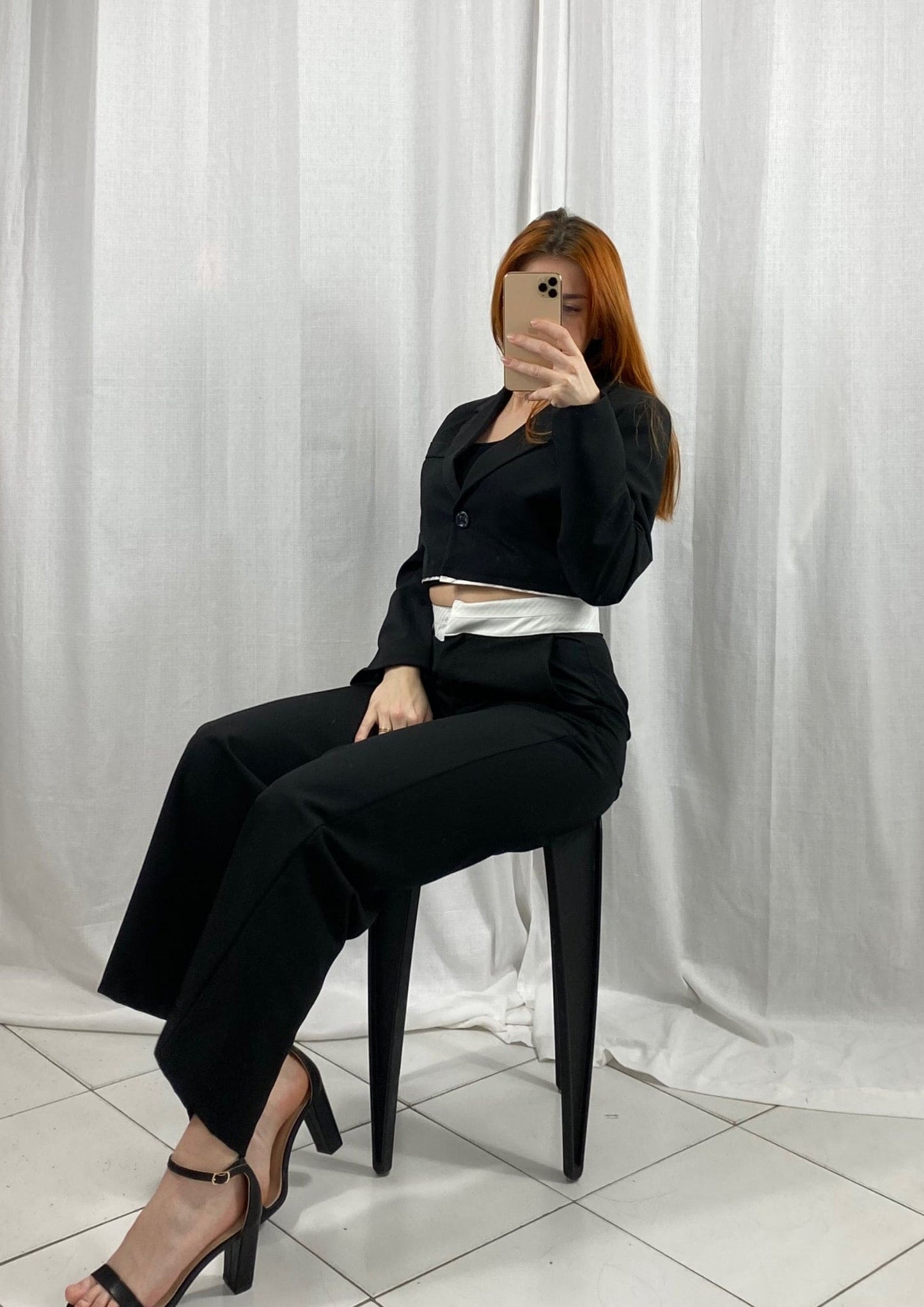 Ensemble Blazer Noir - Boutique de vêtements pour femmes DRAGUIGNAN