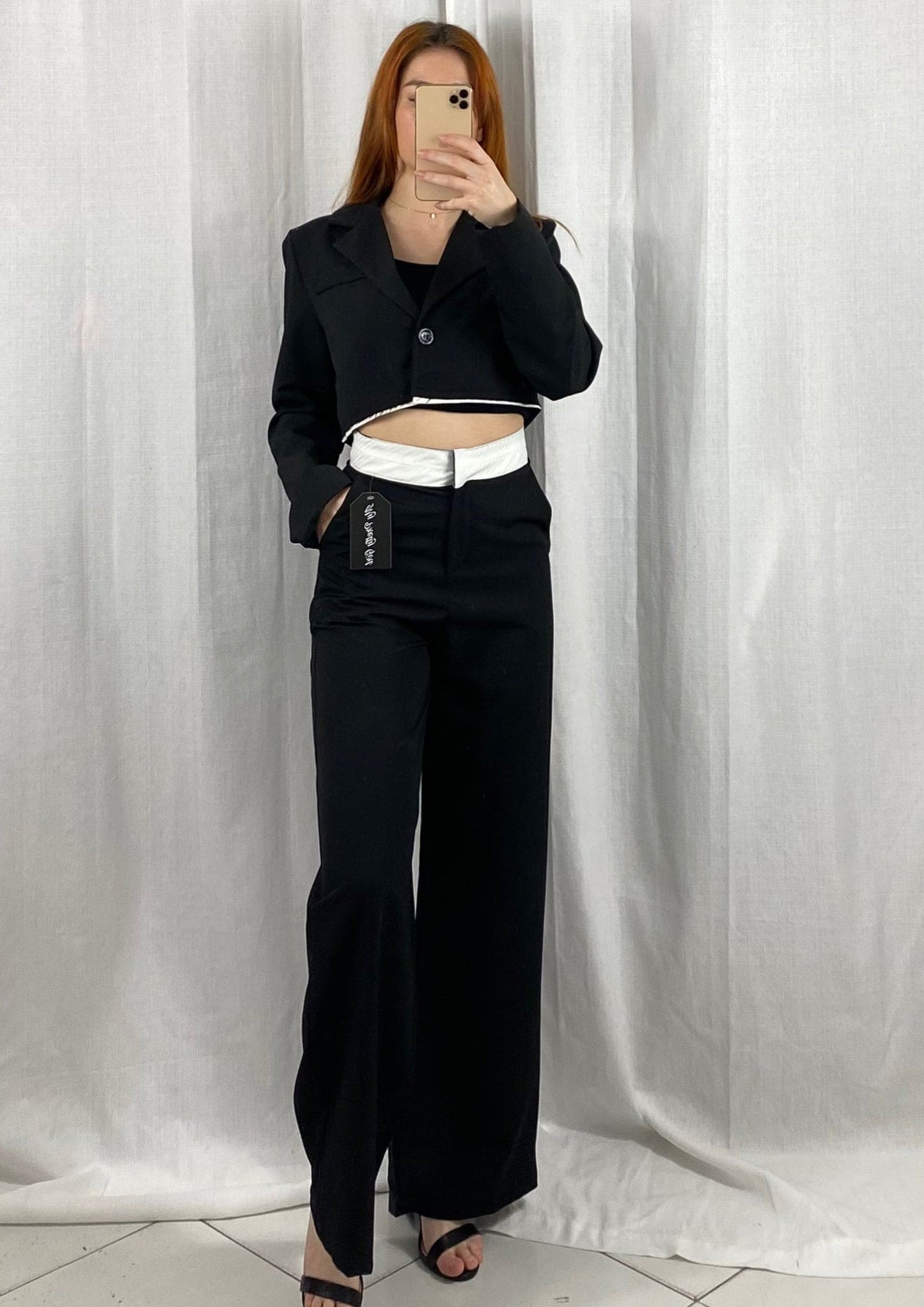 Ensemble Blazer Noir - Boutique de vêtements pour femmes DRAGUIGNAN