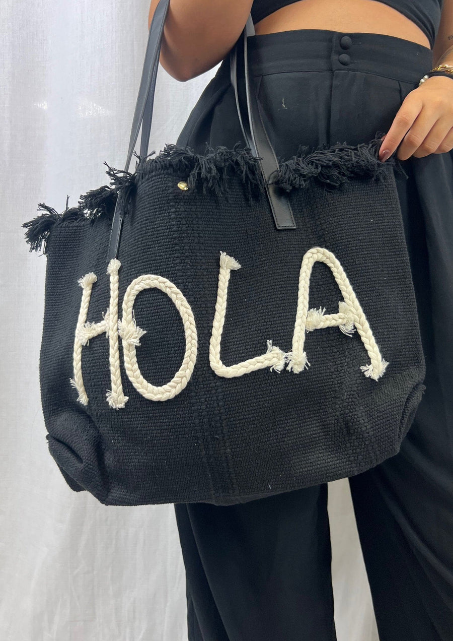 Sac de plage Noir - Boutique de vêtements pour femmes DRAGUIGNAN