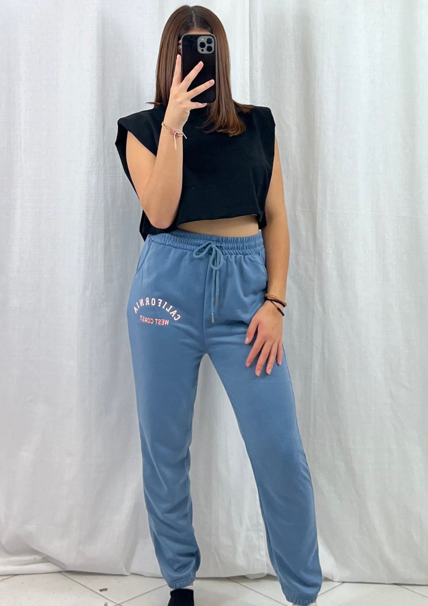 Jogging Bleu - Boutique de vêtements pour femmes DRAGUIGNAN