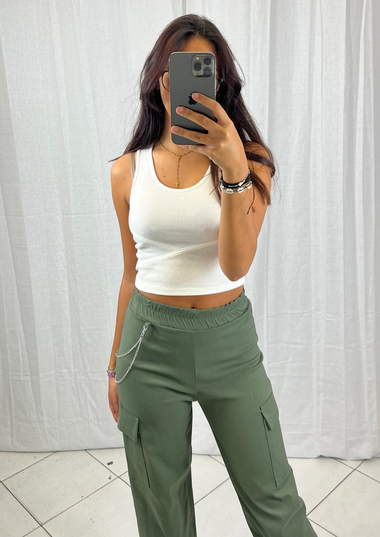 Cargo Kaki - Boutique de vêtements pour femmes DRAGUIGNAN