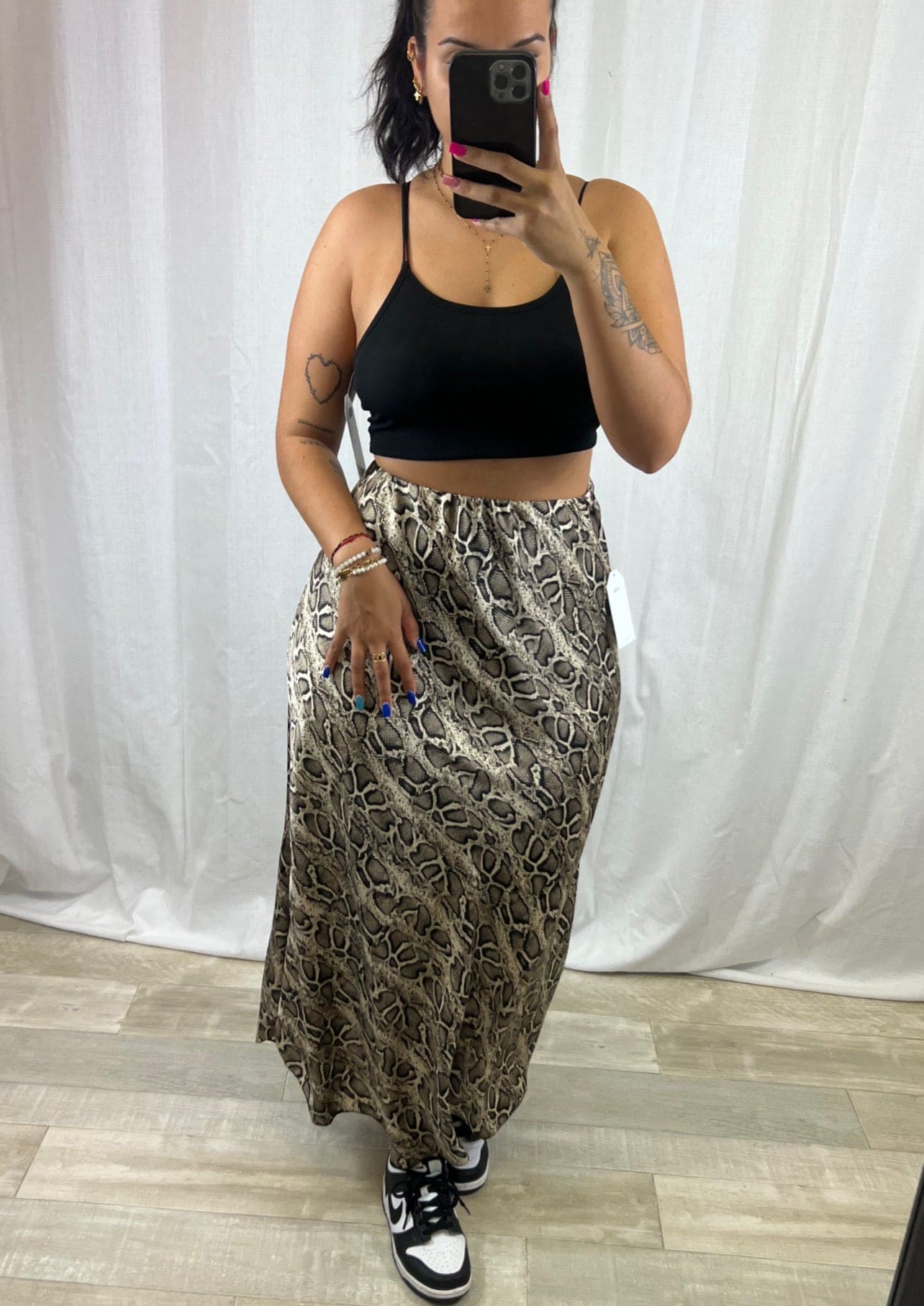 Jupe longue serpent - Boutique de vêtements pour femmes DRAGUIGNAN