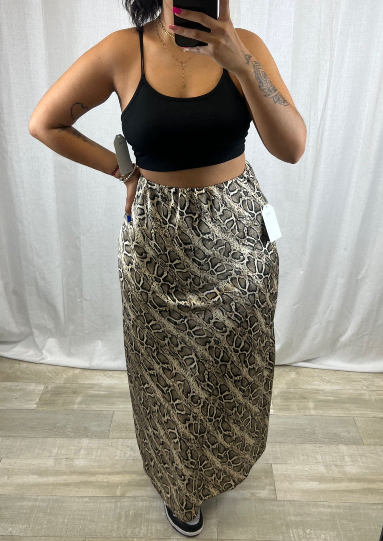 Jupe longue serpent - Boutique de vêtements pour femmes DRAGUIGNAN