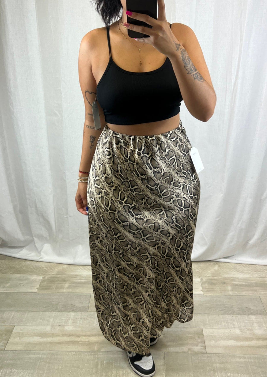 Jupe longue serpent - Boutique de vêtements pour femmes DRAGUIGNAN