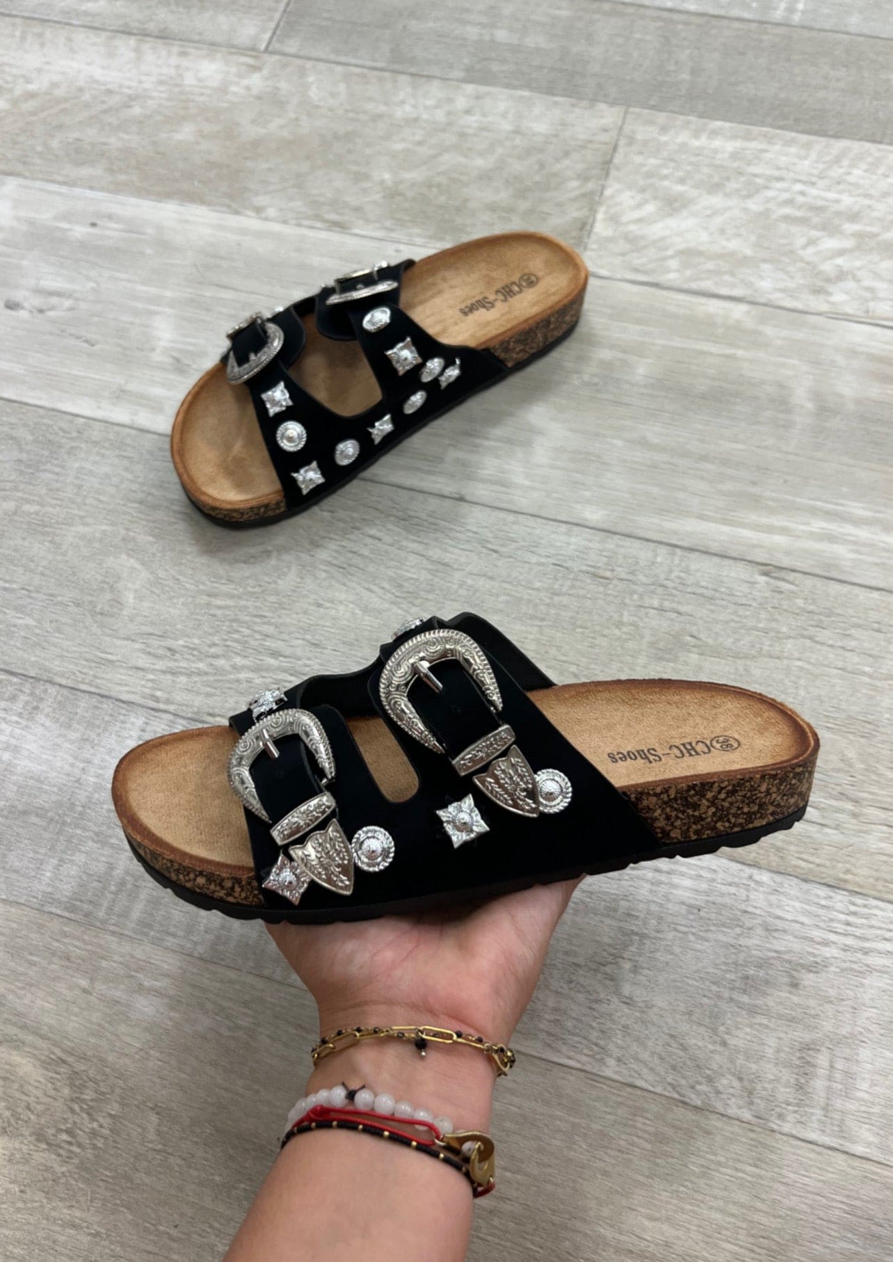 Sandales noir - Boutique de vêtements pour femmes DRAGUIGNAN