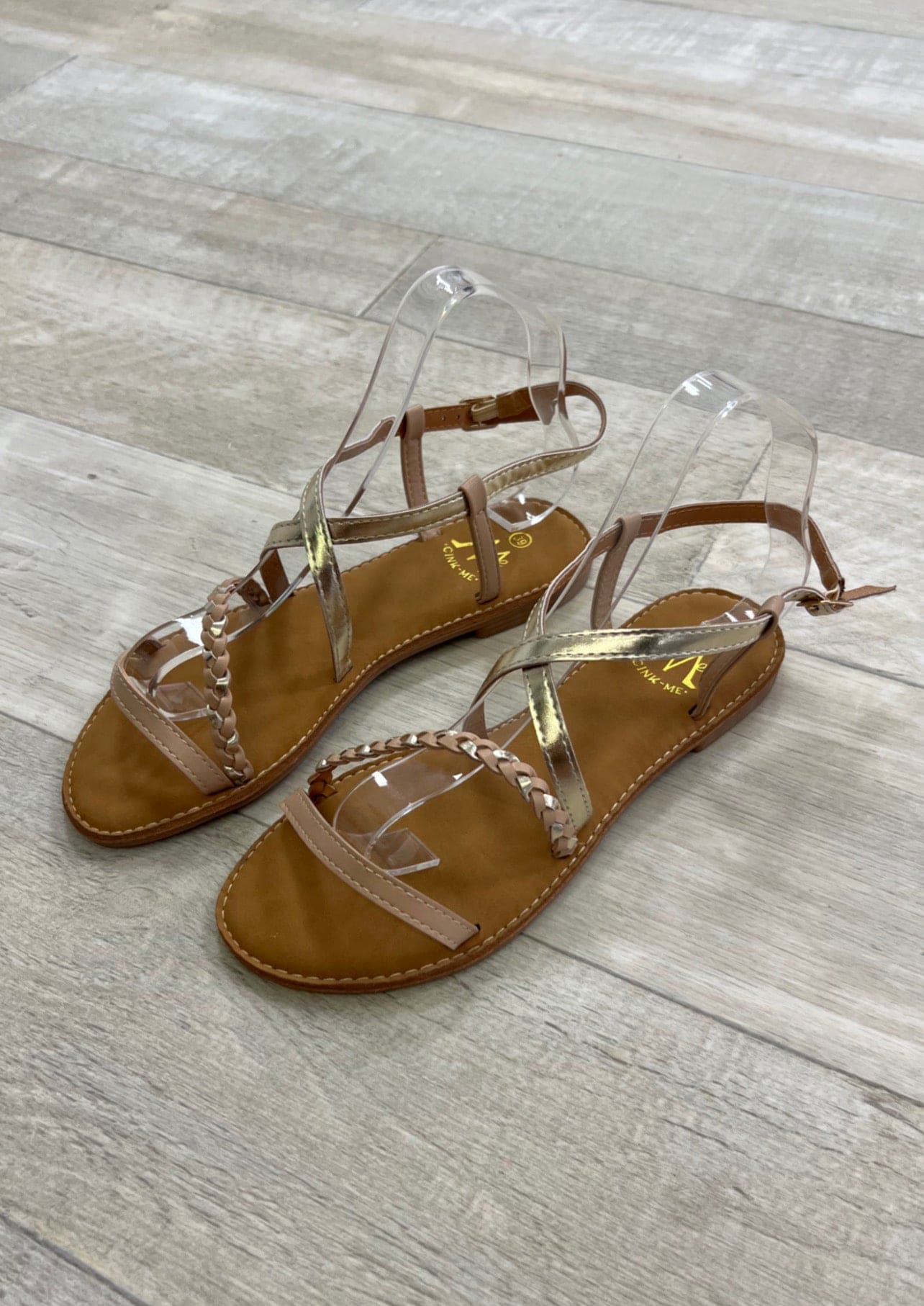 Sandales beige - Boutique de vêtements pour femmes DRAGUIGNAN