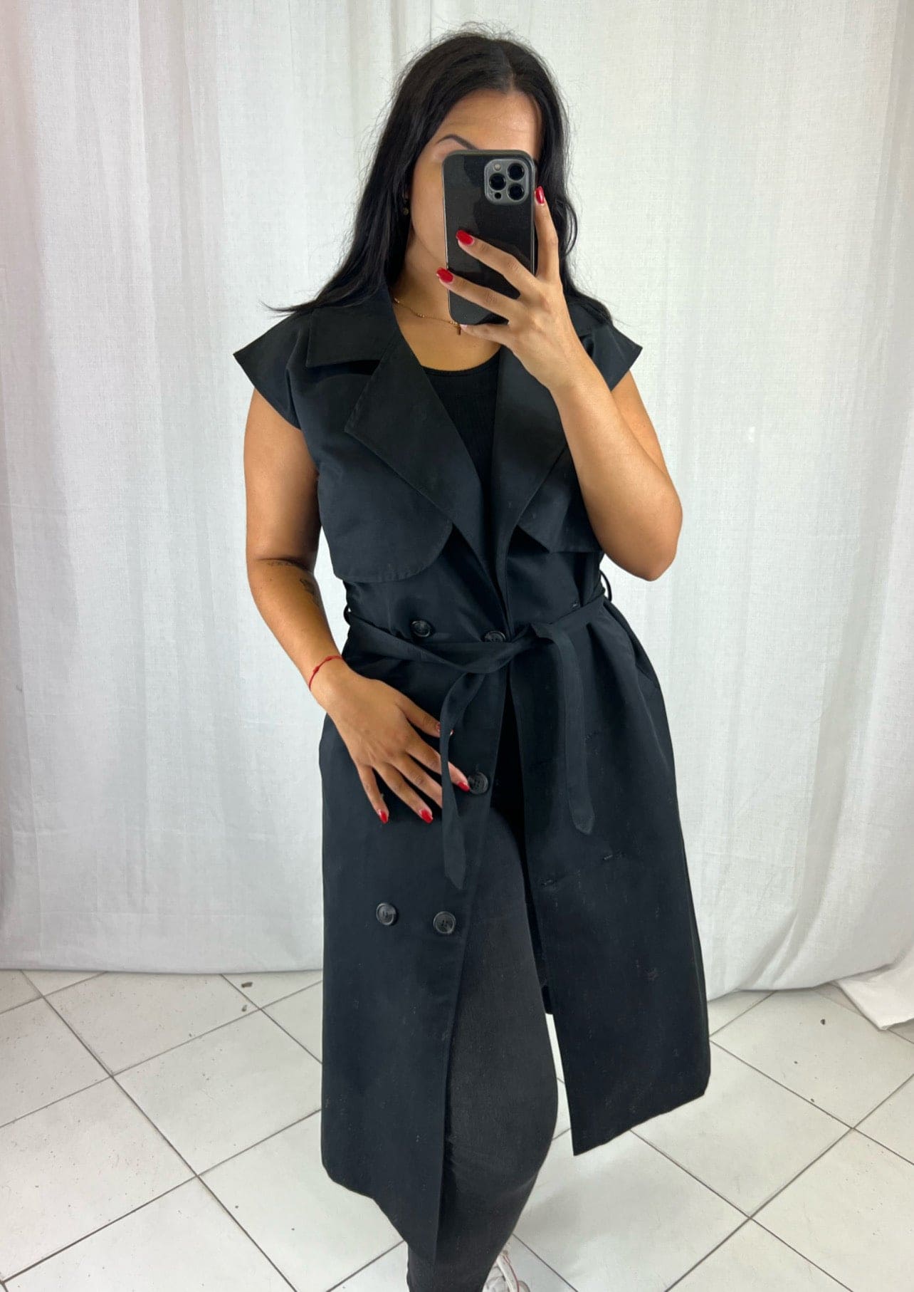 Trench Noir - Boutique de vêtements pour femmes DRAGUIGNAN