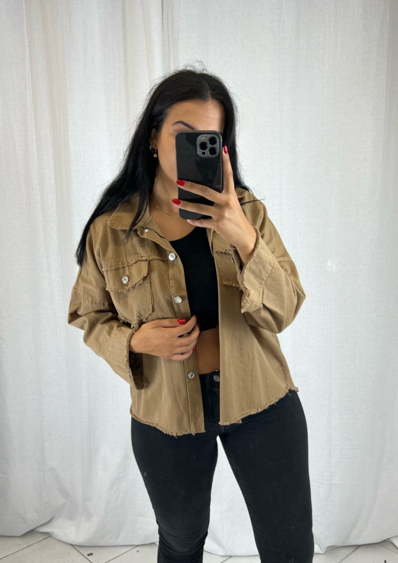 Veste Marron - Boutique de vêtements pour femmes DRAGUIGNAN