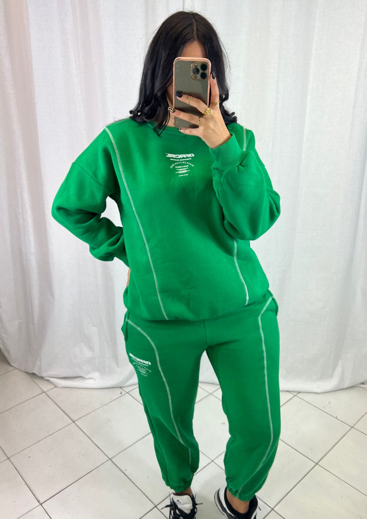 Ensemble jogging Vert - Boutique de vêtements pour femmes DRAGUIGNAN