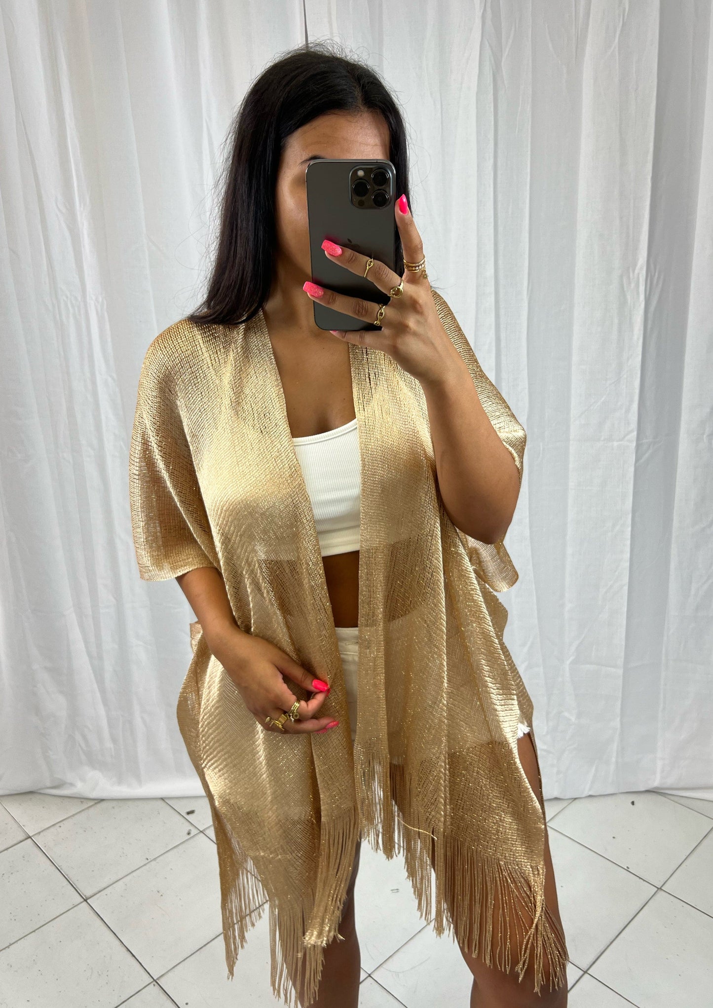 Kimono Doré - Boutique de vêtements pour femmes DRAGUIGNAN