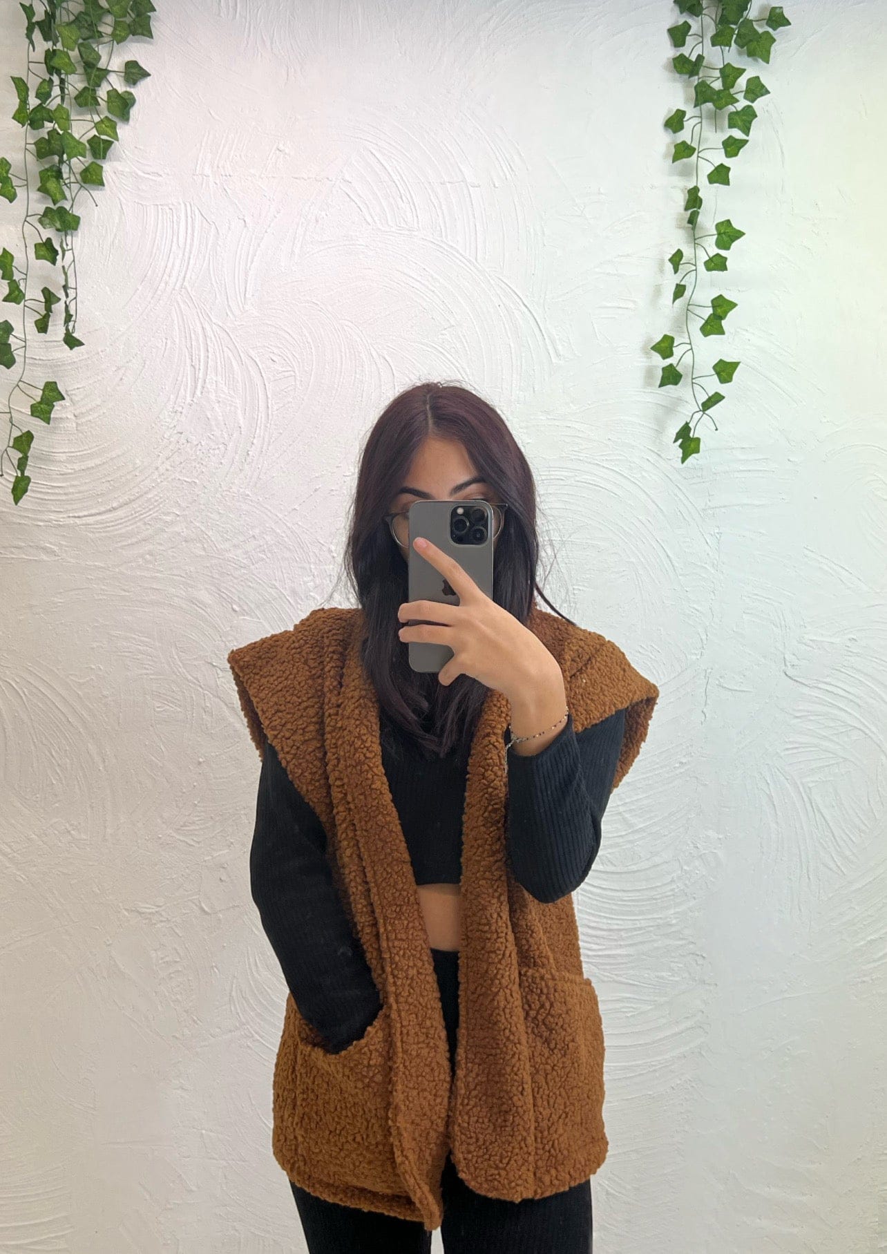 Gilet Marron - Boutique de vêtements pour femmes DRAGUIGNAN