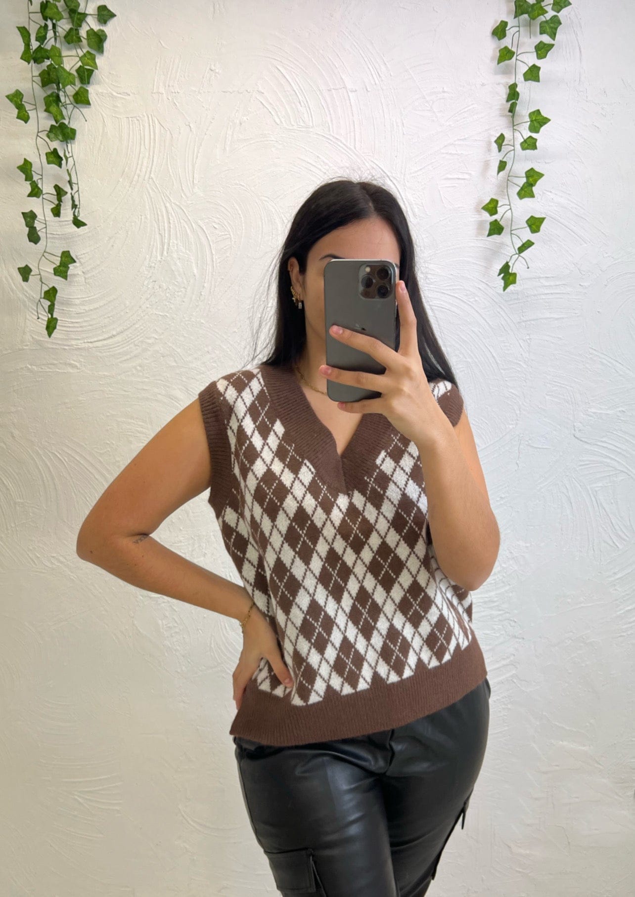 Pull Marron - Boutique de vêtements pour femmes DRAGUIGNAN