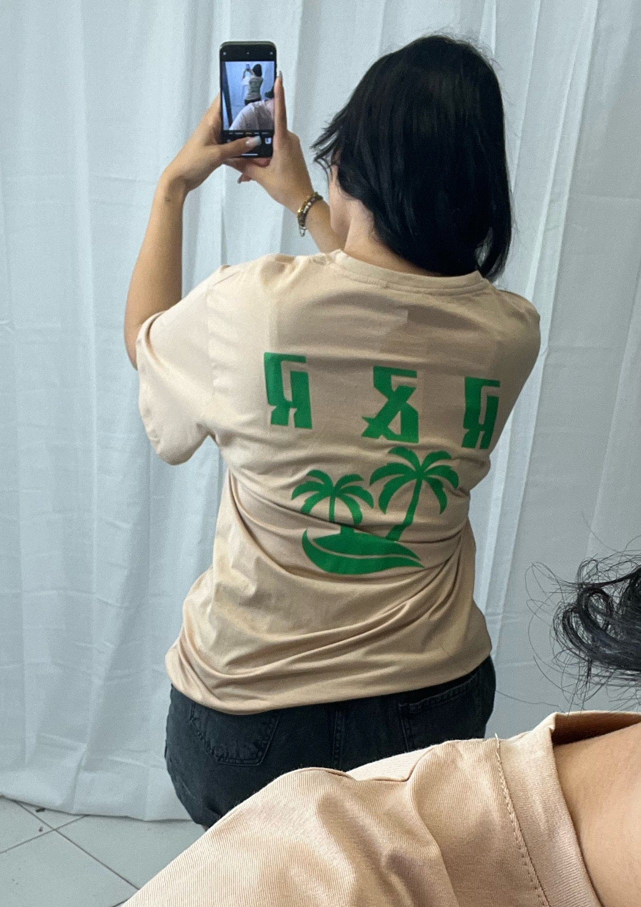 Tee shirt Beige - Boutique de vêtements pour femmes DRAGUIGNAN