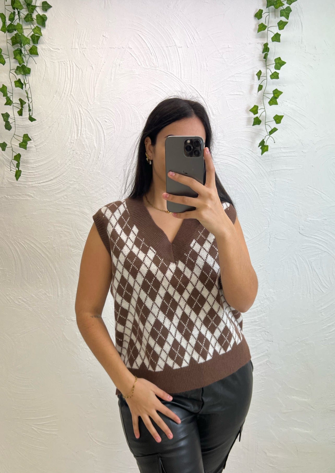 Pull Marron - Boutique de vêtements pour femmes DRAGUIGNAN