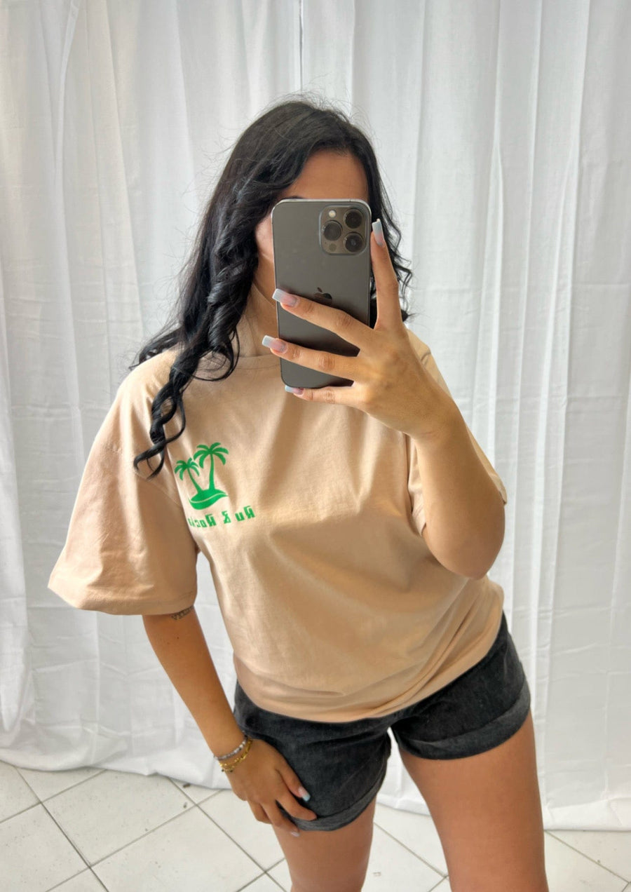 Tee shirt Beige - Boutique de vêtements pour femmes DRAGUIGNAN