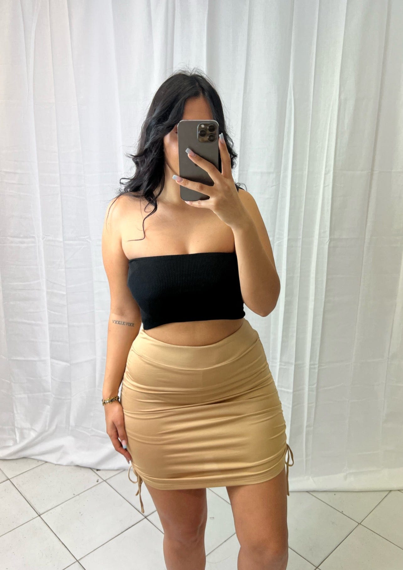 Jupe Beige - Boutique de vêtements pour femmes DRAGUIGNAN