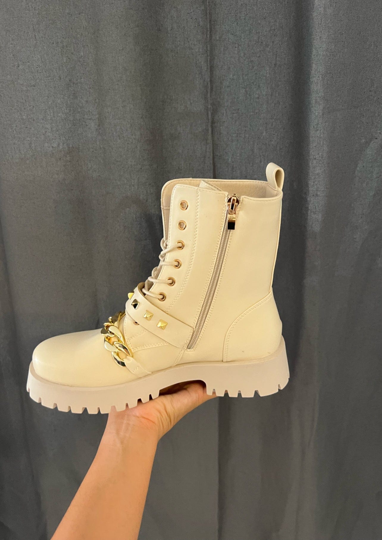 Bottines Beige - Boutique de vêtements pour femmes DRAGUIGNAN