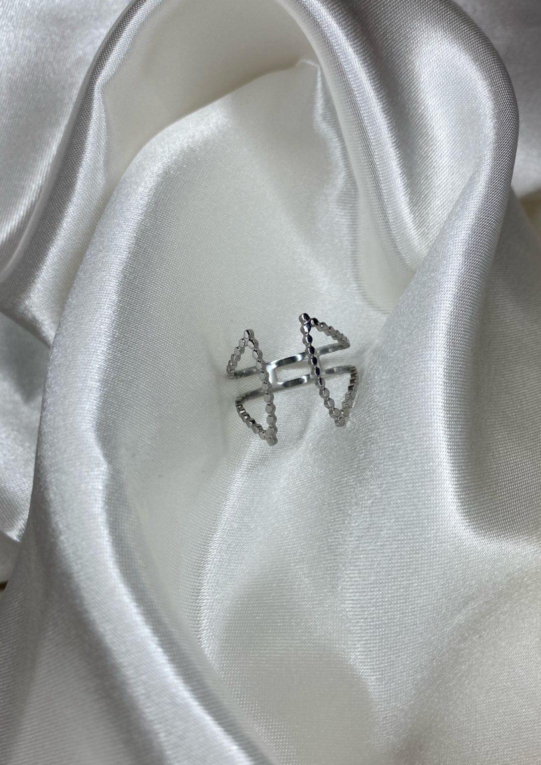 Bague Argenté en acier inoxydable - Boutique de vêtements pour femmes DRAGUIGNAN