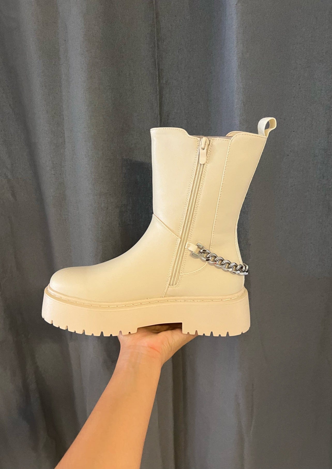 Bottines Beige - Boutique de vêtements pour femmes DRAGUIGNAN