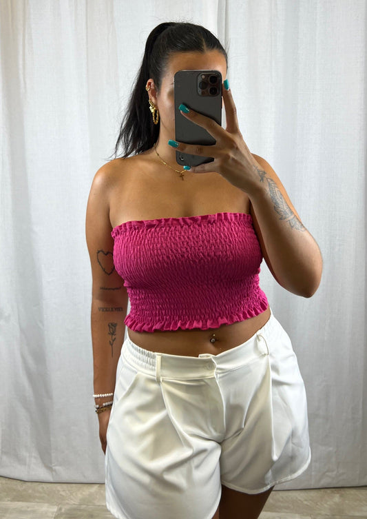 Bandeau rose - Boutique de vêtements pour femmes DRAGUIGNAN