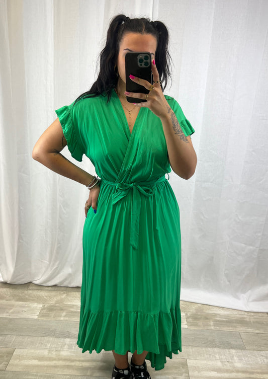 Mila - Robe Longue Verte