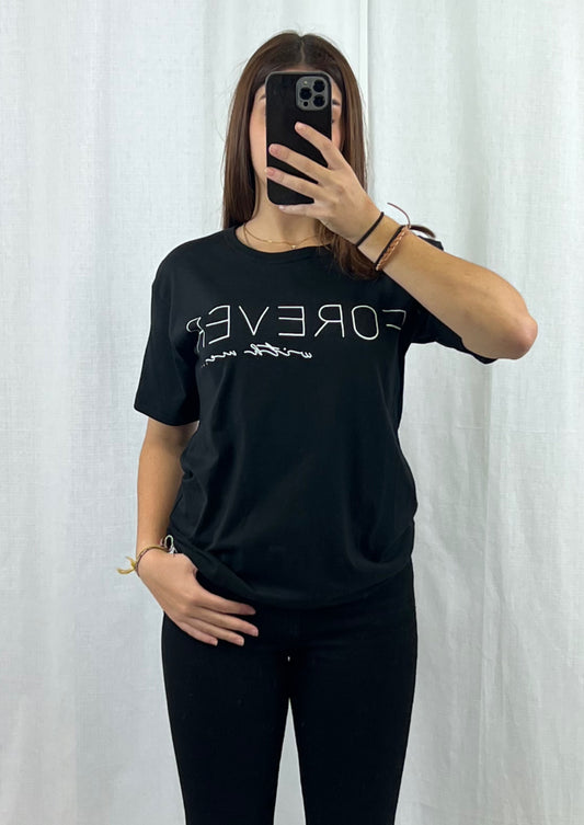 Tee shirt Noir  - Boutique de vêtements pour femmes DRAGUIGNAN
