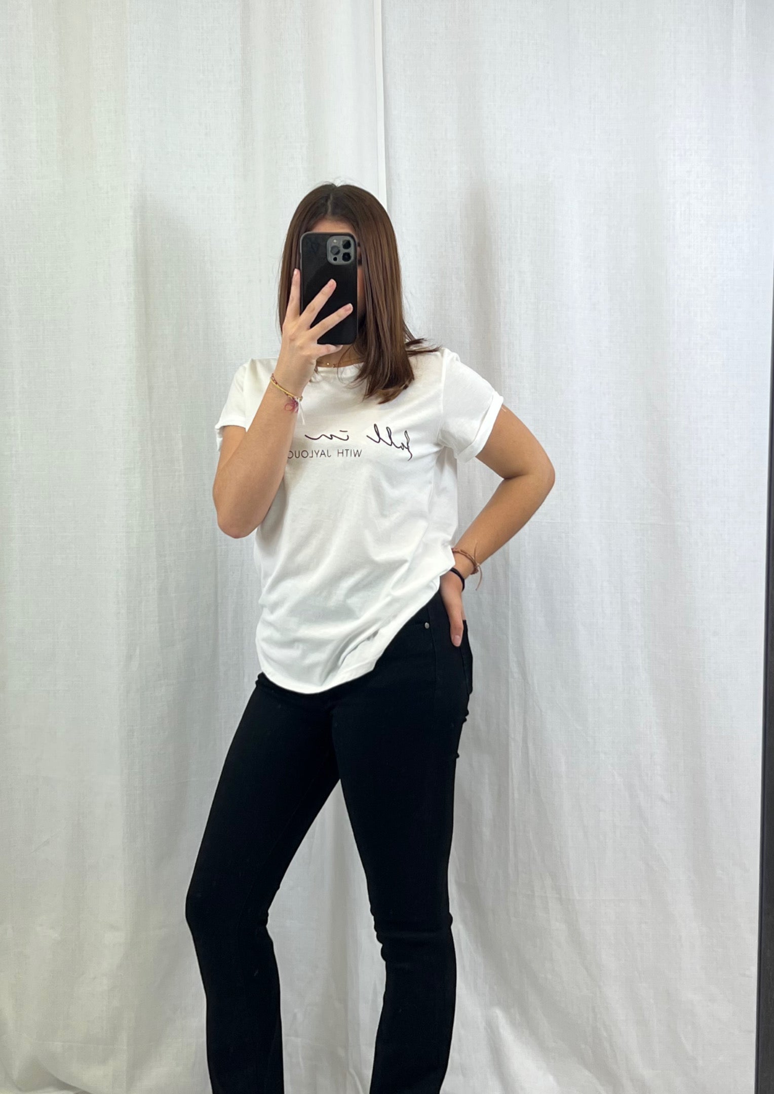 Tee-shirt Blanc - Boutique de vêtements pour femmes DRAGUIGNAN