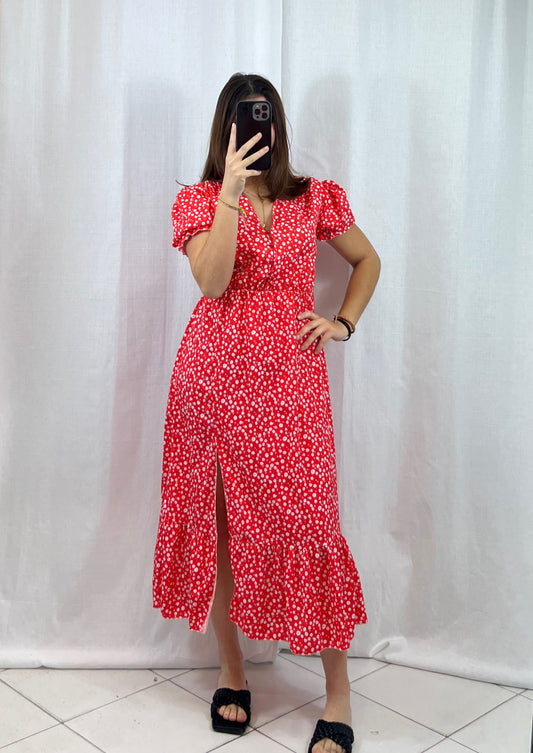 Robe longue Rouge - Boutique de vêtements pour femmes DRAGUIGNAN