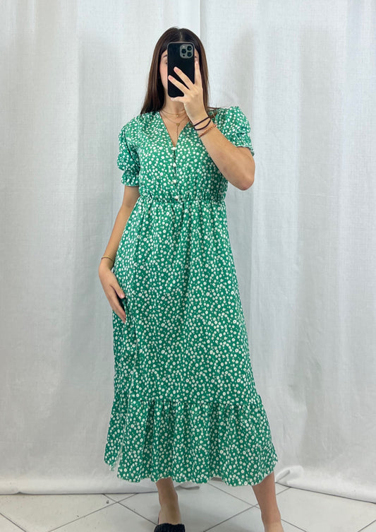 Robe longue Verte - Boutique de vêtements pour femmes DRAGUIGNAN