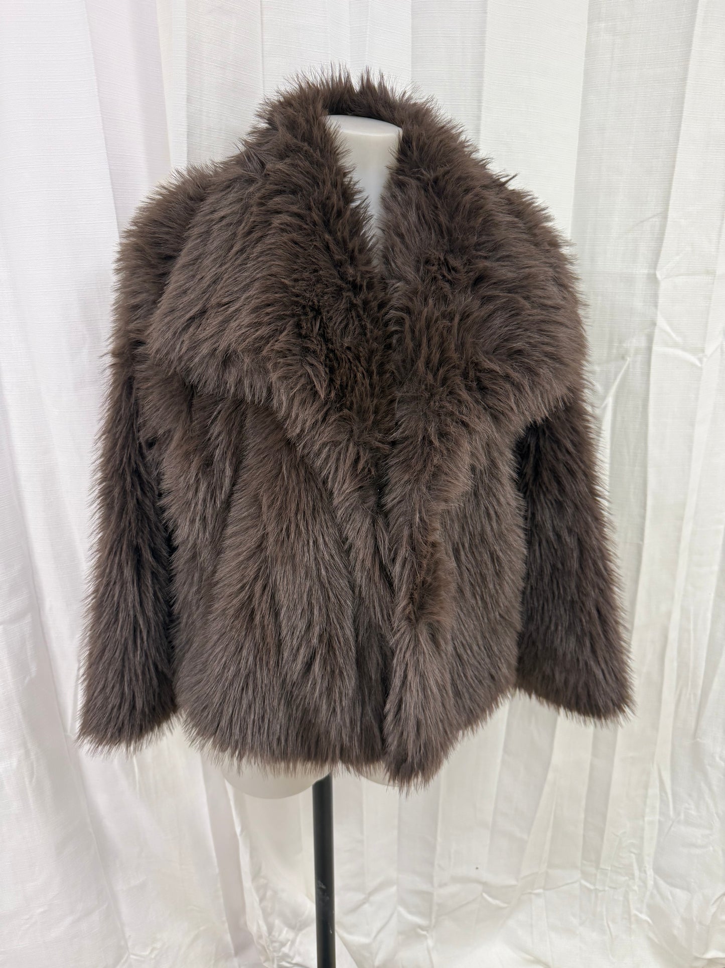 Veste fourrure marron MELYA