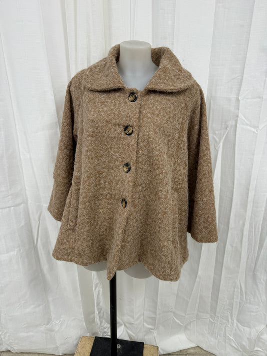 Veste curly beige NESSA