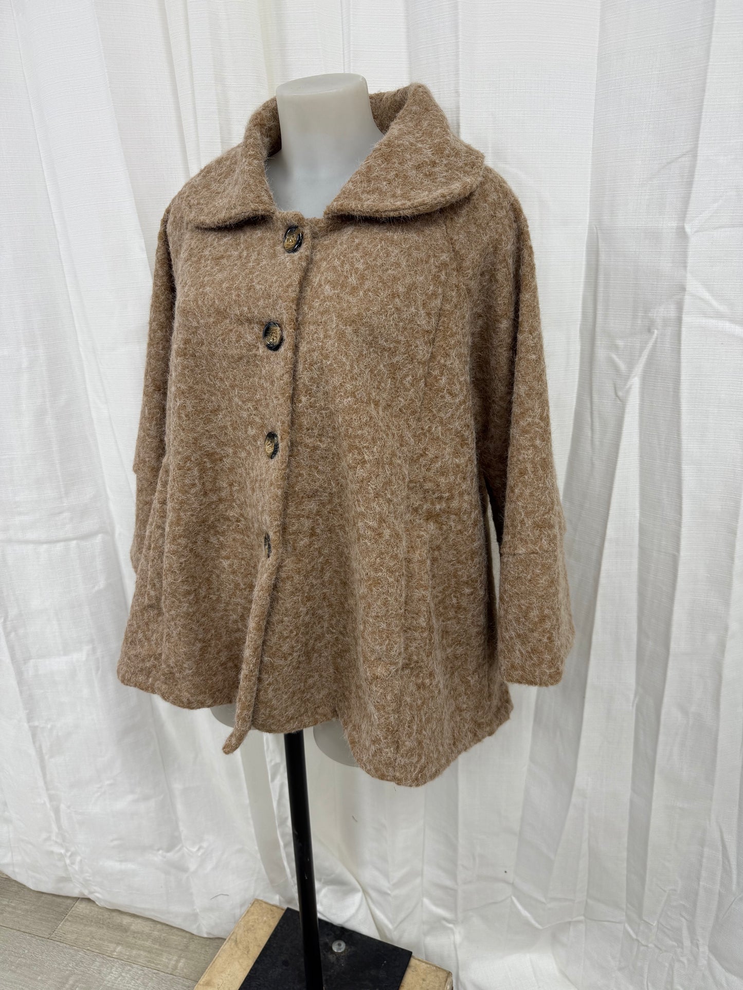 Veste curly beige NESSA