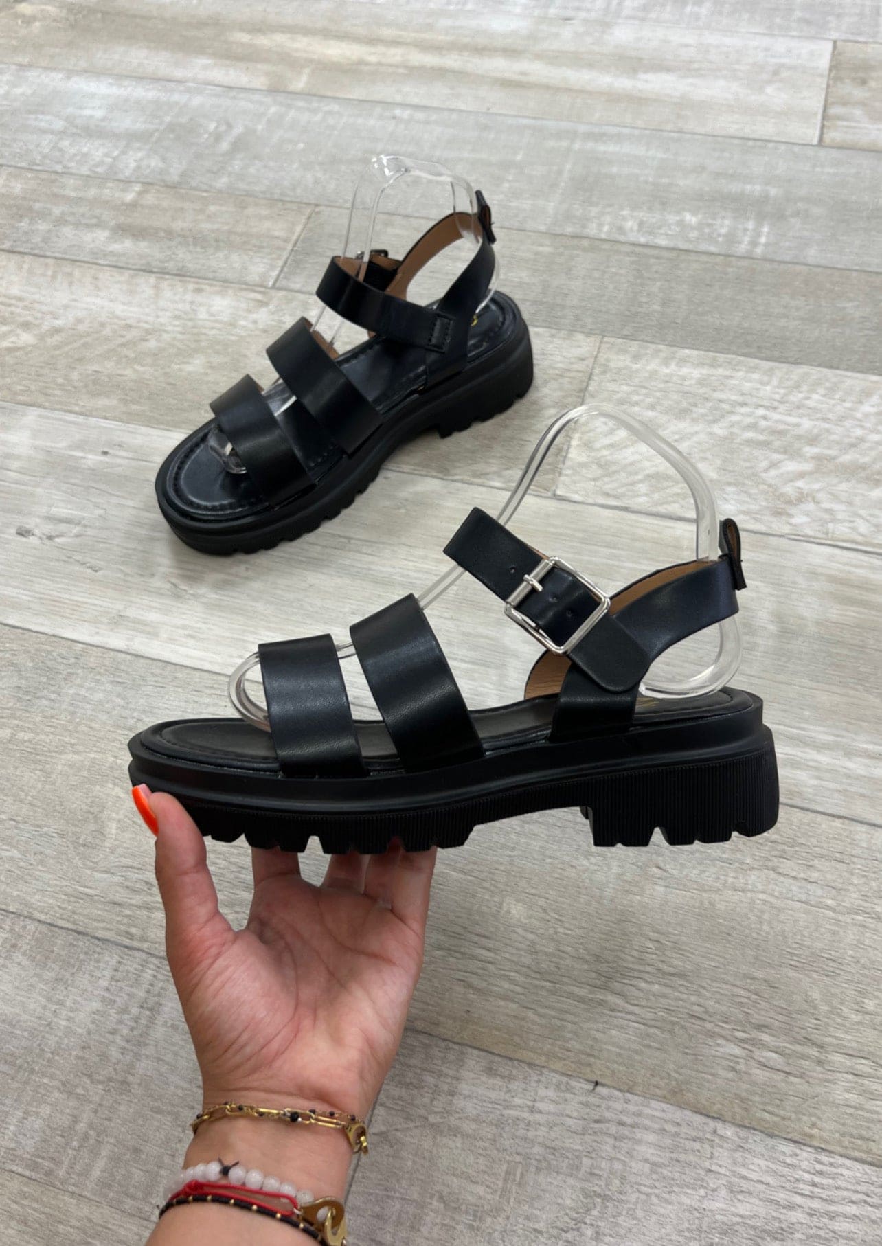 Eryne - sandales noir