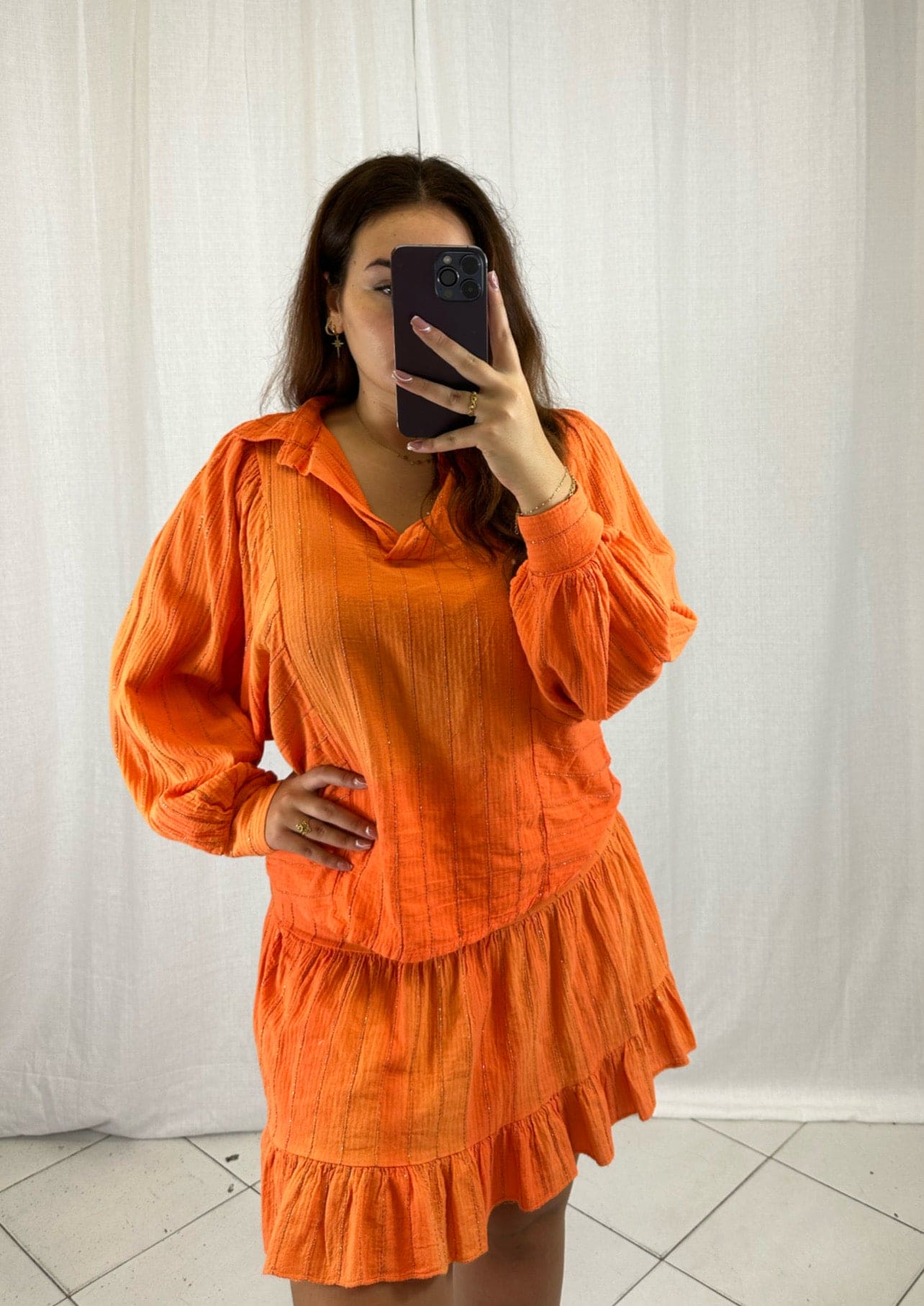 Ensemble Orange - Boutique de vêtements pour femmes DRAGUIGNAN