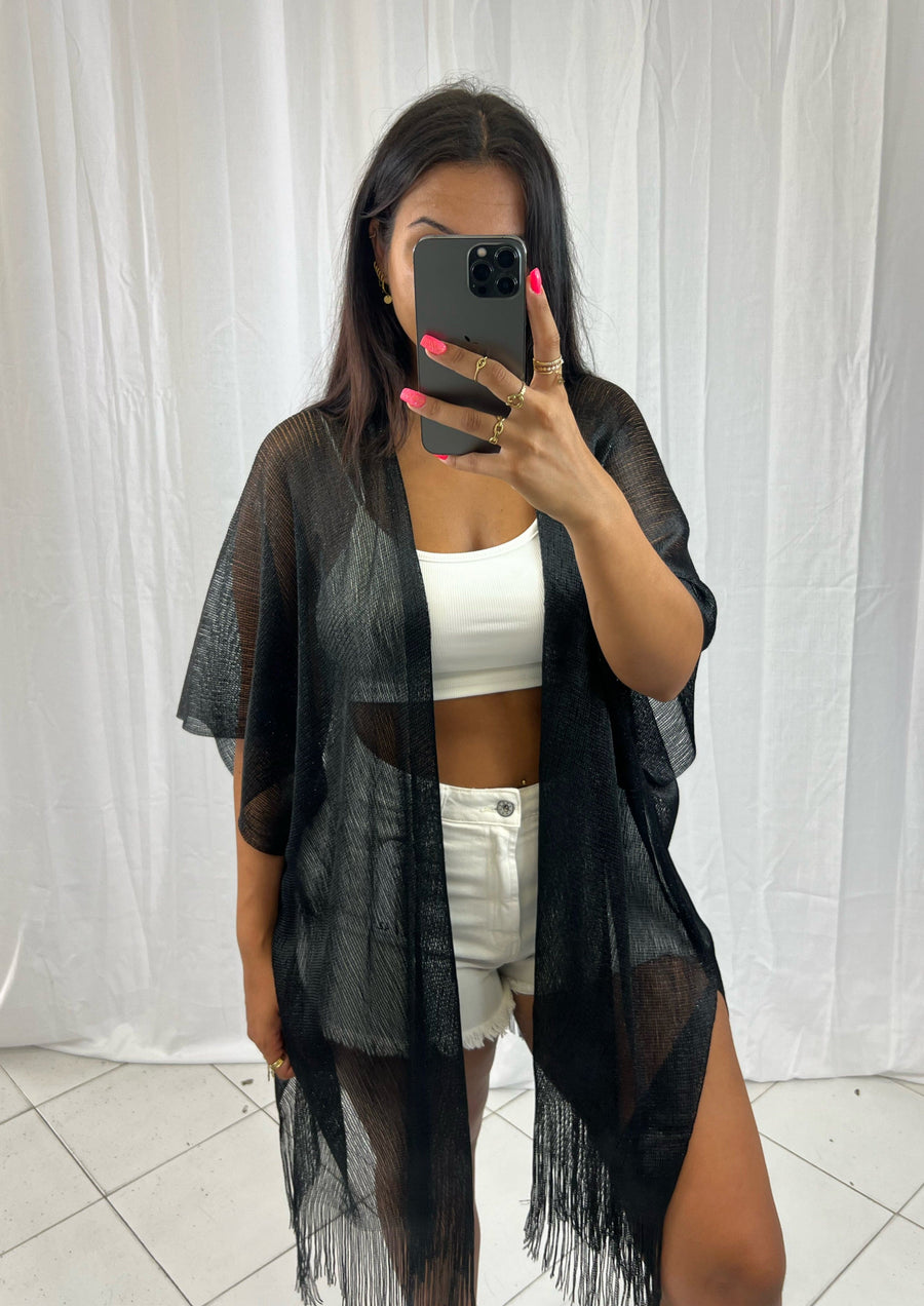 Kimono Noir - Boutique de vêtements pour femmes DRAGUIGNAN