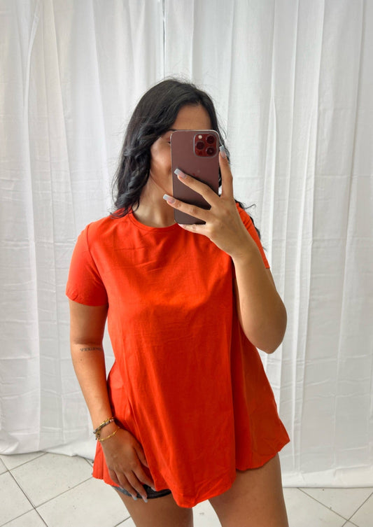 Tee shirt Orange - Boutique de vêtements pour femmes DRAGUIGNAN