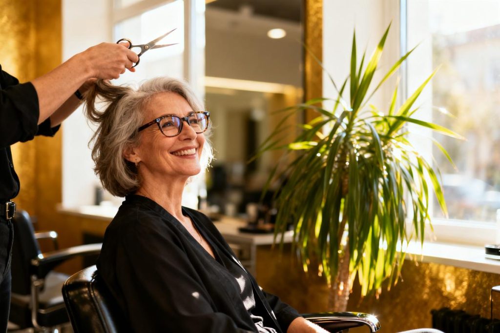Coupe de cheveux femme 50 ans avec lunettes : 10 idées tendance